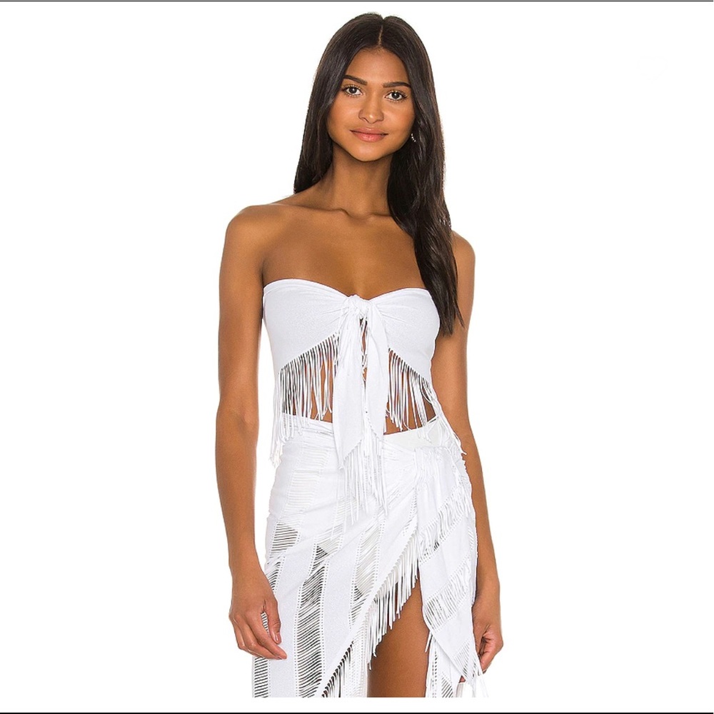Beach Bunny Indian Summer Top in White